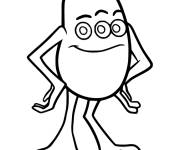 Coloriage et dessins gratuit Jeff Champignon de Monstres Academy à imprimer