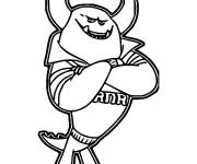 Coloriage Johnny Worthington de Monstres Academy
