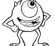 Coloriage et dessins gratuit Le rigole de Mike à imprimer