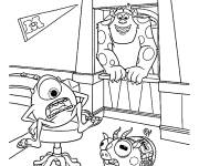 Coloriage Mike, Sullivan et Archie le cochon