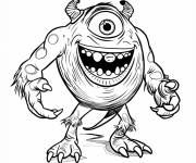 Coloriage Monstre Mike Wazowski cp