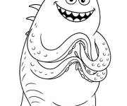 Coloriage Monstre minion fu film de Disney Pixar