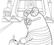Coloriage Monstres Academy film d'animation pour enfants