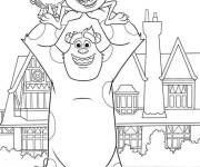 Coloriage Monstres Academy pour enfants cp