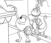 Coloriage Monstres Academy pour les petits explorateurs