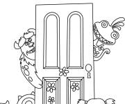 Coloriage Monstres Academy pour les touts petits