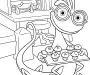 Coloriage Monstres Academy Randall Boggs