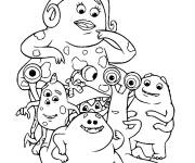 Coloriage Monstres MU