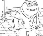 Coloriage Professeur Derek Knight