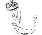 Coloriage Randall Boggs de Monstres Academy