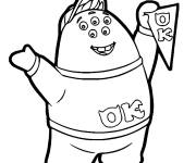 Coloriage Scott Squibbles de Monstres Academy