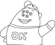 Coloriage Squishy te salue