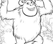 Coloriage Sullivan en dansant