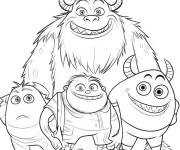 Coloriage Sullivan et ses amis cp