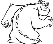 Coloriage et dessins gratuit Sullivan joyeux à imprimer
