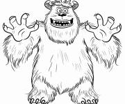 Coloriage Sullivan vous effraie