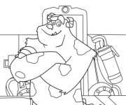 Coloriage Sully dans le simulateur