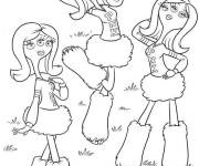 Coloriage Supporteurs de Don Carlton de Monstres Academy