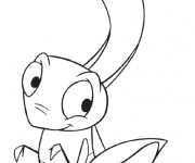 Coloriage Cri-kee Mulan