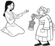 Coloriage Senha et Mulan