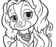 Coloriage et dessins gratuit Palace Pets Daisy à imprimer