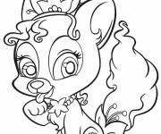 Coloriage et dessins gratuit Palace Pets Lily personnage à imprimer