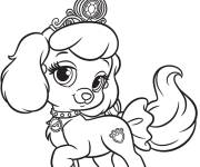 Coloriage et dessins gratuit Palace Pets Pumpkin  à imprimer