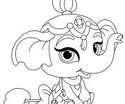 Coloriage Palace Pets Taj