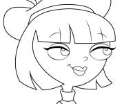 Coloriage Brigitte de Phineas et Ferb
