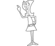 Coloriage et dessins gratuit Candace grondant Candace à imprimer