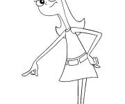 Coloriage Phineas et Ferb