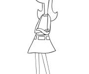 Coloriage Candice triste
