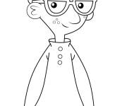 Coloriage Carl Karl timide