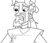 Coloriage Danny de Phineas et Ferb