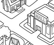 Coloriage Danville de Phileas et Ferb