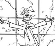 Coloriage Dr Doofenshmirtz a un nouveau plan