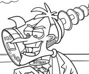 Coloriage Dr Doofenshmirtz, un comploteur