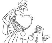 Coloriage Dr&ocirc;le de M. Heinz et Perry