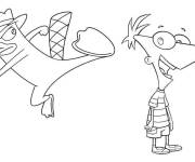 Coloriage Dr&ocirc;le de Phineas et Perry