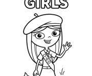 Coloriage Isabella la fille du feu