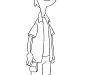 Coloriage Jeremy Johnson de Phineas et Ferb