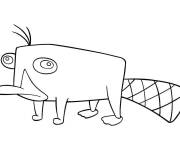 Coloriage L'espion ornithorynque