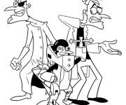 Coloriage Les m&eacute;chants de Phineas et Ferb