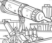 Coloriage Nouveau t&eacute;lescope de Dr Doofenshmirtz