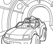 Coloriage Perry dans la voiture sp&eacute;ciale