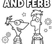 Coloriage Phineast et Ferb en ligne