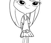 Coloriage Portrait de Isabella