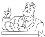 Coloriage Roger Doofenshmirtz