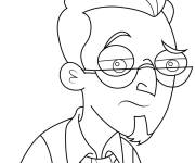 Coloriage Sherman de Phineas et Ferb
