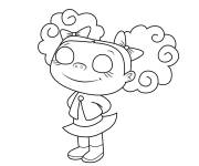 Coloriage Suzy Johnson chibi